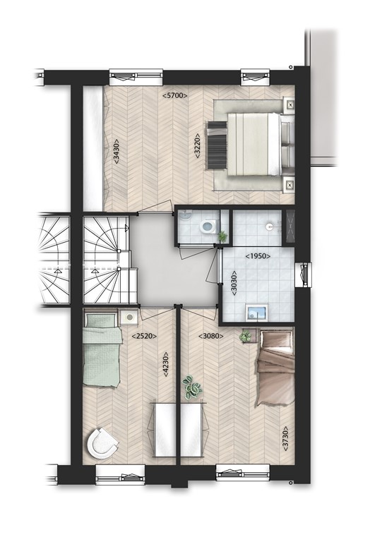 mediumsize floorplan